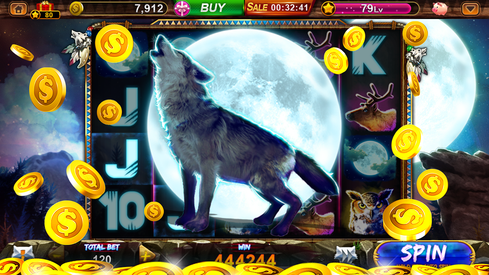 plus777 app game selection screen